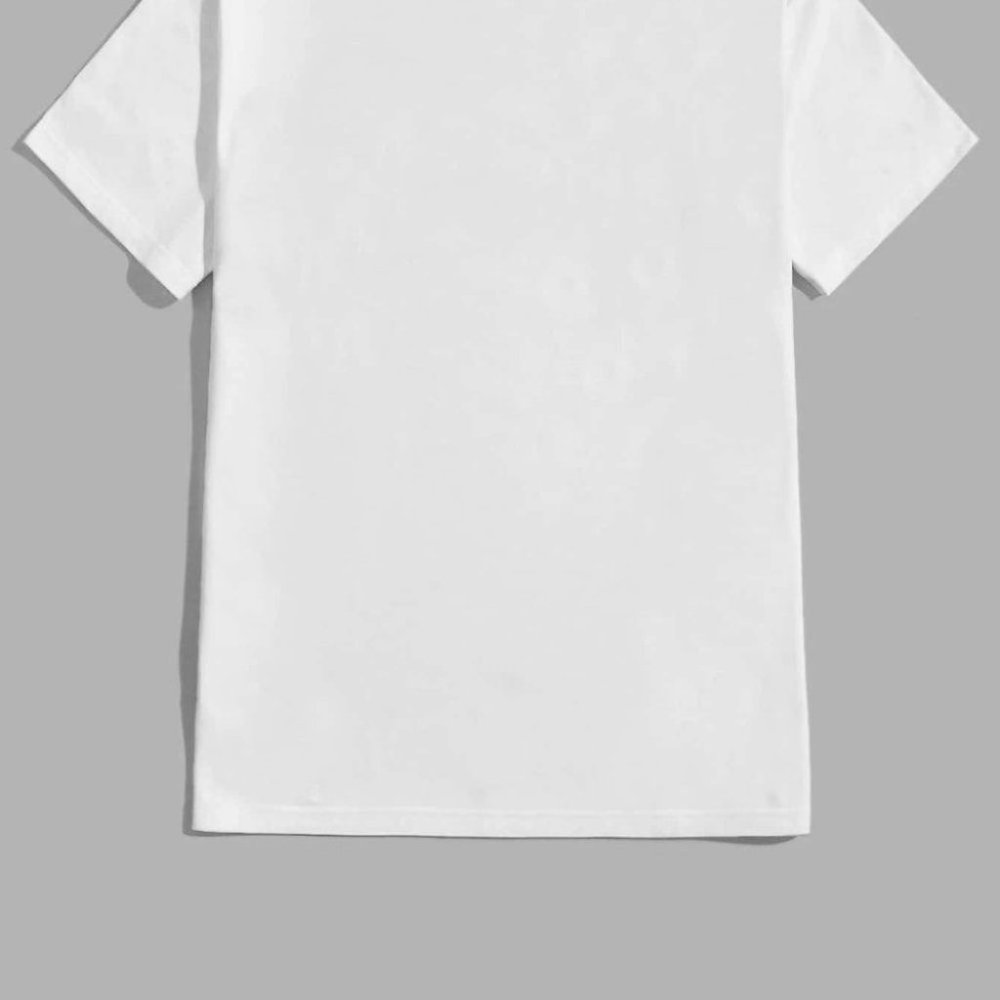 White Vacation Style Men's Palm Tree Graphic Tee - Picture 3 of 5